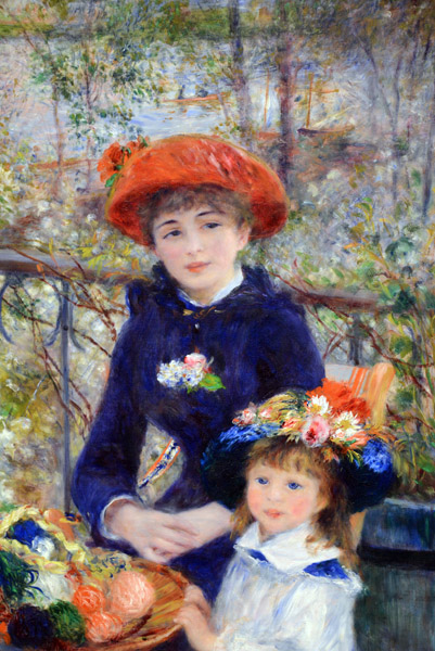 Two Sisters (On the Terrace), Pierre-Auguste Renoir, 1881