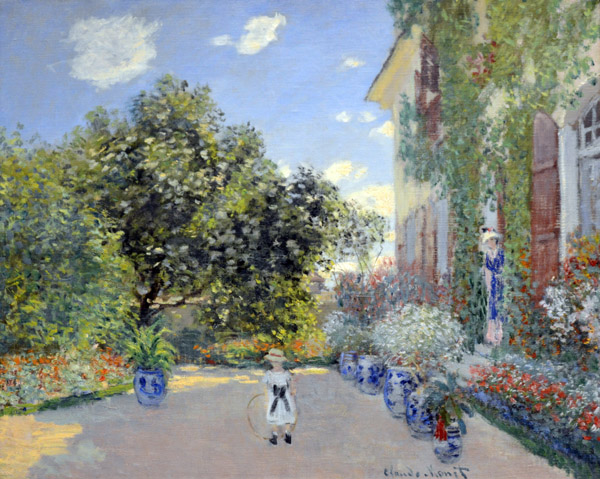 The Artist's House at Argentueil, Claude Monet, 1873