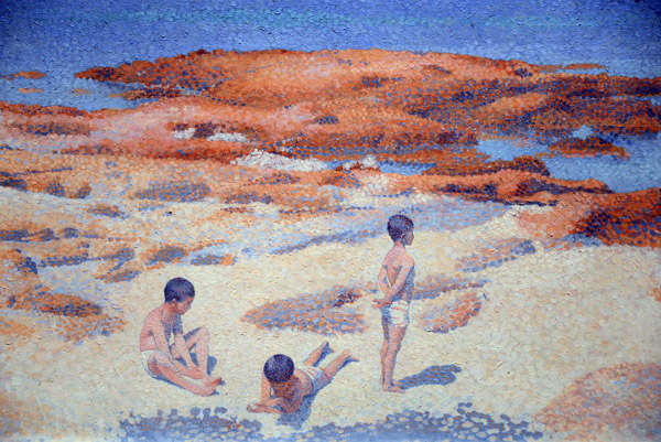 Beach at Cabasson (Baigne-Cul), Henri-Edmond Cross, 1891-92