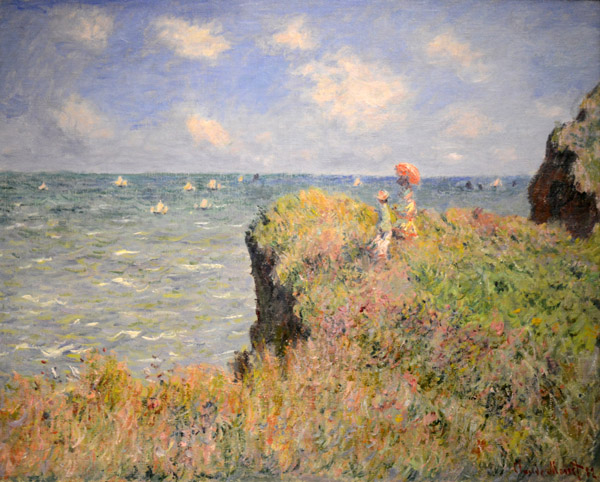 Cliff Walk at Pourville, Claude Monet, 1882