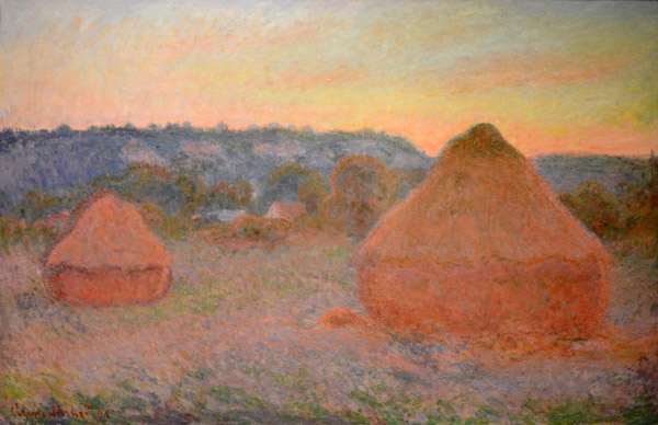 Stacks of Wheat (End of Day, Autumn), Claude Monet, 1890-91