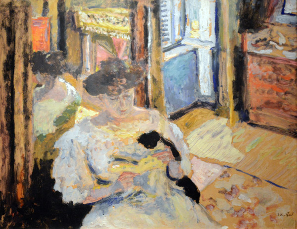 Woman Seated on a Sofa, douard Vuillard, ca 1906