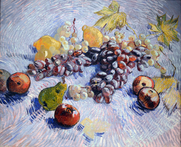 Grapes, Lemons, Pears, and Apples, Vincent van Gogh, 1887
