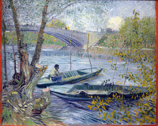 Fishing in Spring, the Pong de Clichy, Vincent van Gogh, 1887