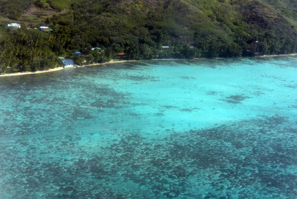 Shallow waters off Moorea