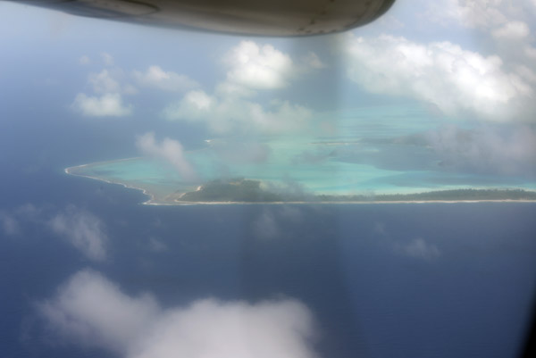 Bora Bora comes into sight