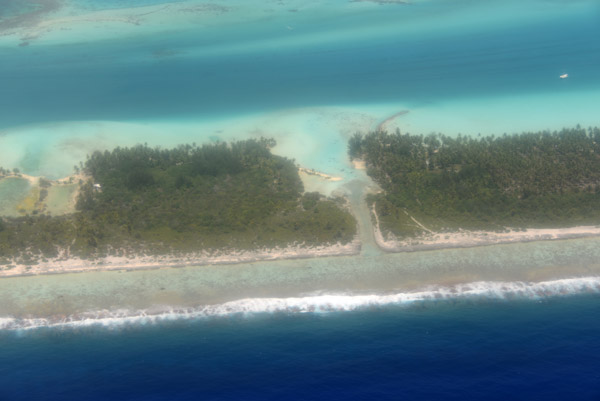 Polynesians call these small barrier islands Motu