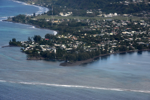 Point Venus with its black sand beaches, Tahiti