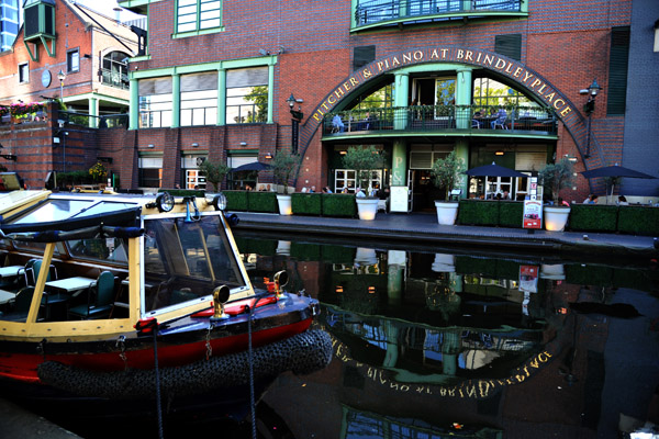 Pitcher & Piano at Brindley Place, Birmingham Canal