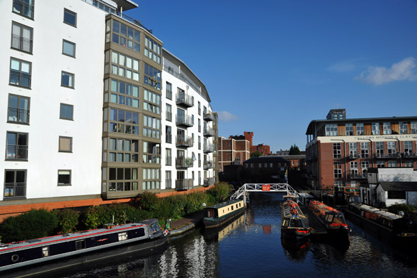 Apartments along the Birmingham Canal
