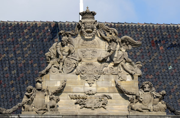 Detail from the roof sculpture, Amalienborg