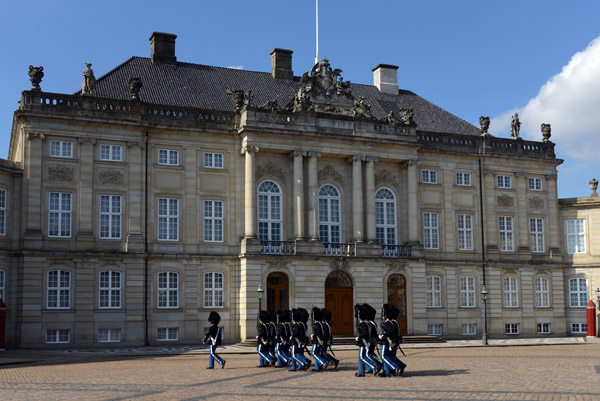Amalienborg, home to the Danish Royal Family