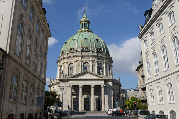 Frederiksgade from Amaleinborg to the Marble Church