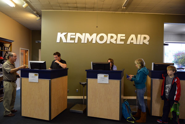 Check-in counters, Kenmore Air