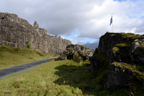 Thingvellir was the site of the Alþing, Iceland's parliament since 930 AD