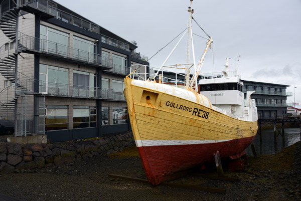 Icelandic fishing boat Gullborg RE38, Port of Reykjavk