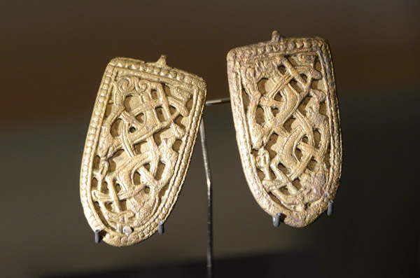 Tongue-shaped Brooches decorated in the Jelling style