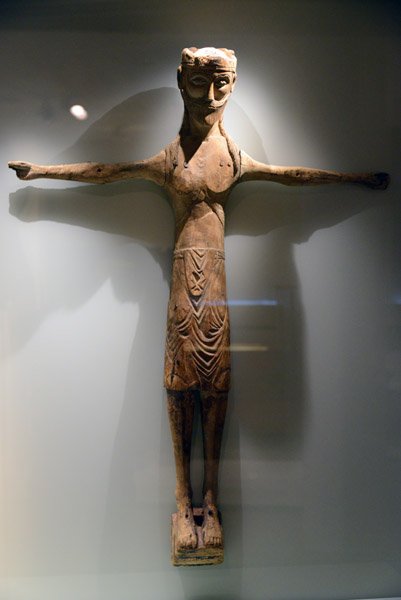 Romanesque style figure of Christ from Ufsir, ca 1200