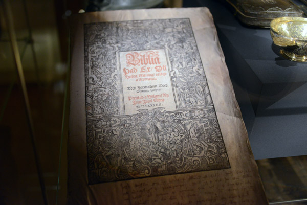 Copy of Bishop Gu∂brander's 1584 edition Bible