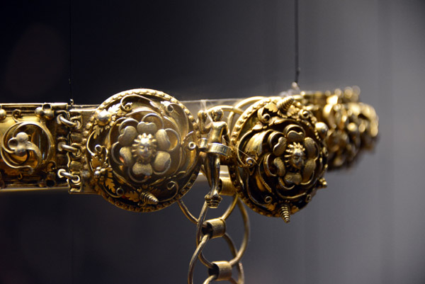 Wrought-silver belt, 15-16th C.