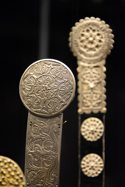 Cast silver belts, National Museum of Iceland