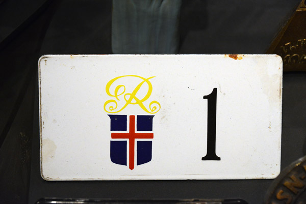 Iceland License Plate 1