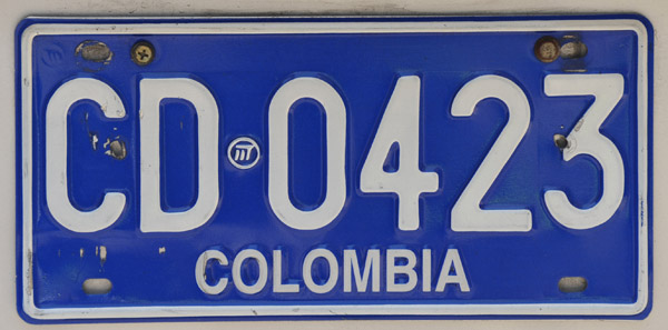 Colombia CD Plate