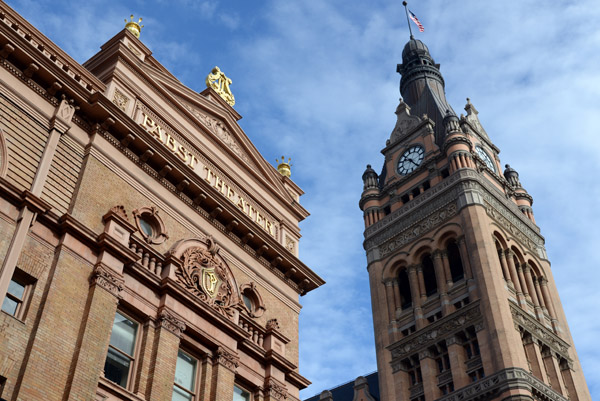 Pabst Theater and the Milwaukee City Hall