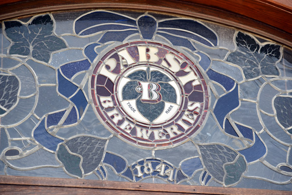 The B in the Pabst logo is from Best, the brewery of Frederick Pabst's father-in-law