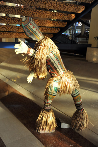 Nigerian Straw Man at the Abuja Hilton