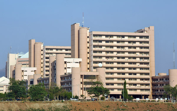 Functional architecture dominates the city centre of Abuja