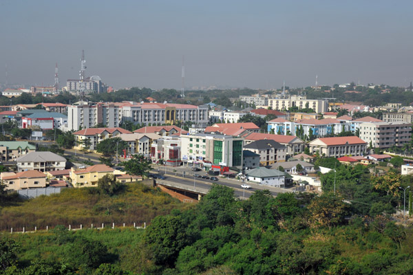 View from the Abuja Hilton