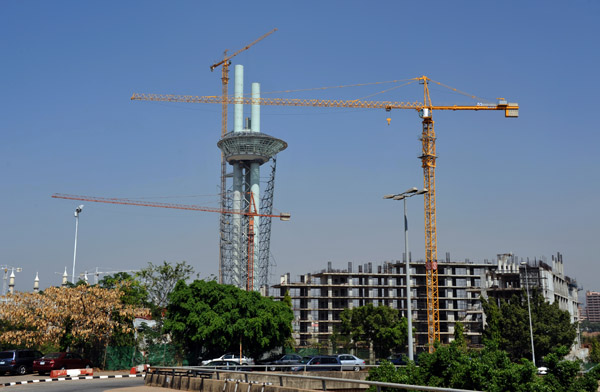 Millennium Tower and Cultural Centre, Abuja, under construction