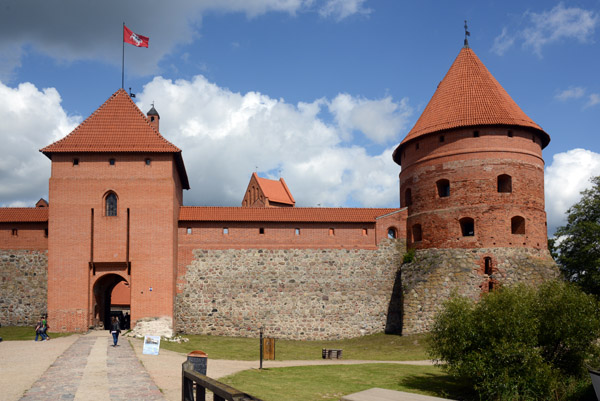Main gate on the south side of Trakai Castle