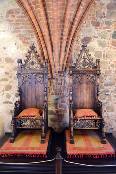 Gothic thrones, Trakai Castle