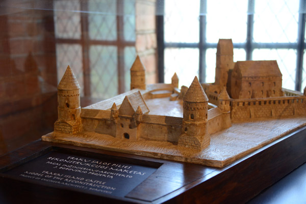 Model of Trakai Island Castle