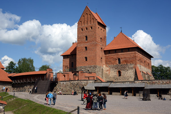 Courtyard and Ducal Palace, Trakai Island Castle