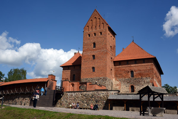 Courtyard and Ducal Palace, Trakai Island Castle
