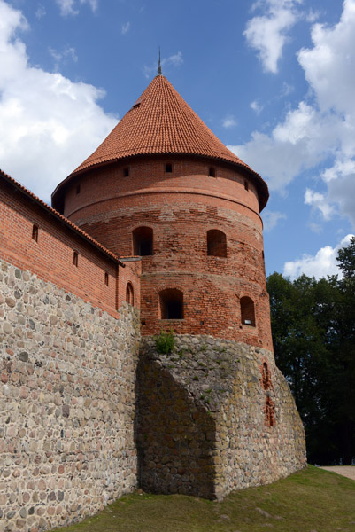 Southwest corner tower, Trakai Island Castle
