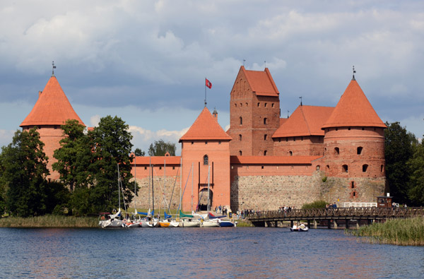 Trakai Island Castle from the peninsula