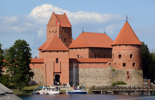 Trakai Island Castle from the village 
