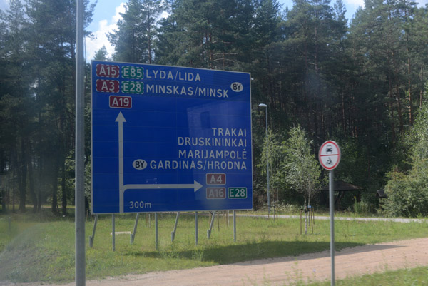 A19 from Vilnius to Minsk, Belarus