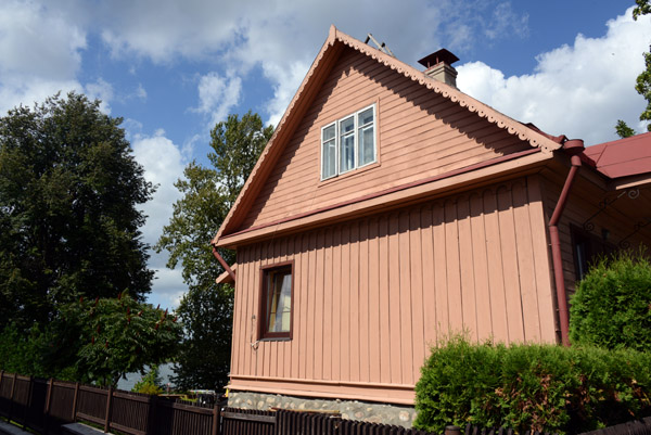 Peach colored house, Vytauto g. 97, Trakai
