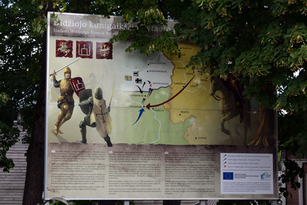 Information and Map - In the footsteps of Grand Duke Vytautas, Trakai