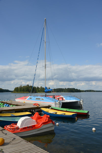 Pleasure boats, Lake Galvė, Trakai