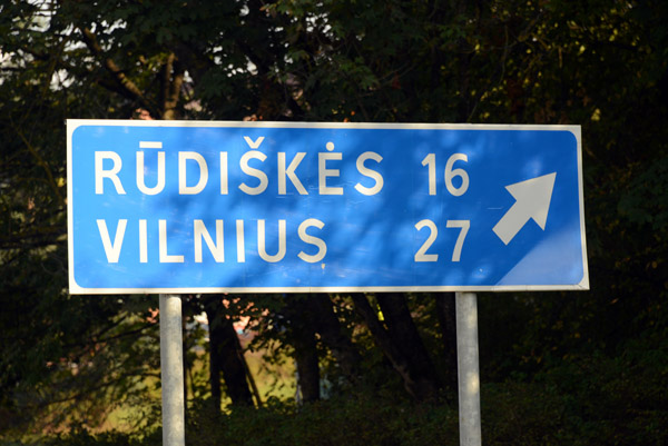 27 km to Vilnius, the capital of Lithuania