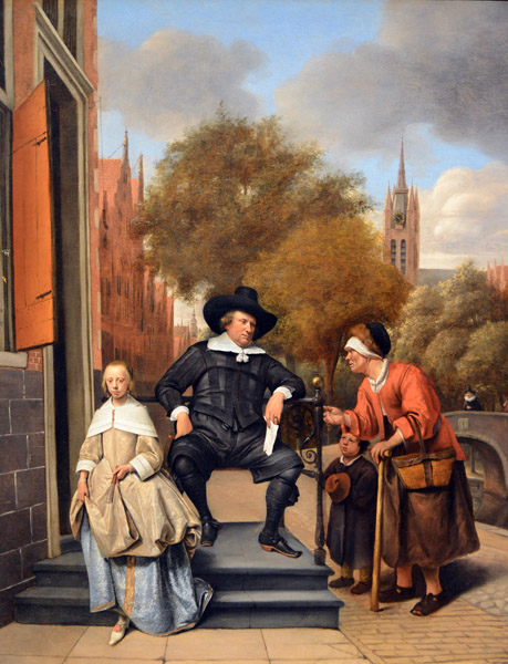 The Burgomaster of Delft and his Daughter, Jan Havicksz Steen, 1655