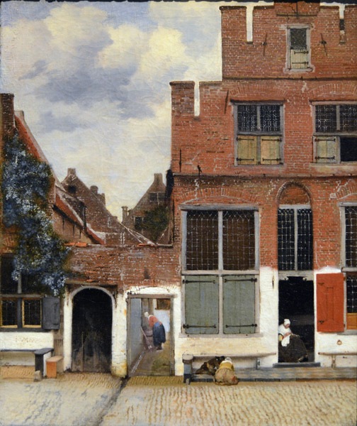 The Little Street in Delft, Johannes Vermeer, ca 1658