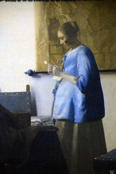 Woman Reading a Letter, Johannes Vermeer, ca 1663