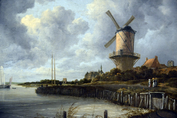The Windmill at Wijk bij Duurstede, Jacob Isaacksz van Ruisdael, ca 1668-1670